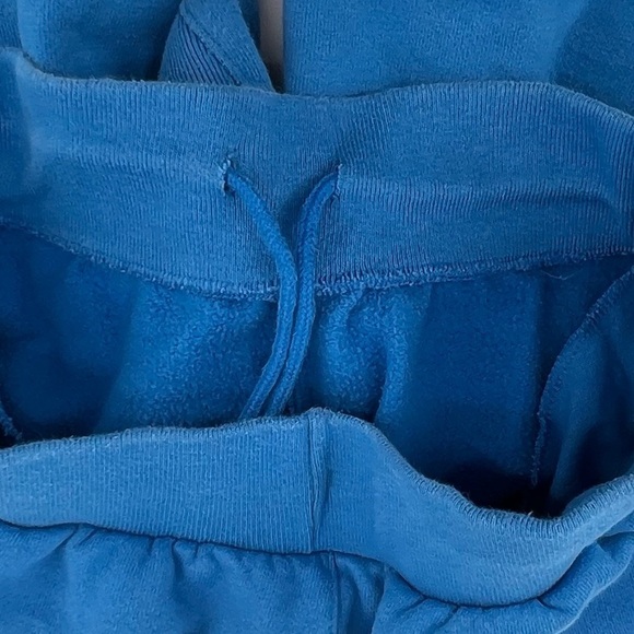 Champion Blue Fleece Rough Hem Pocket Shorts Size Medium Men’s - Picture 5 of 6